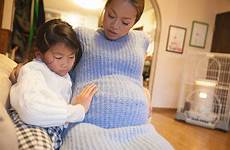sex girls having boys japanese pregnant daughter mother stock similar