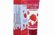 lubricant strawberry oral anal excite vaginal edible 50ml lube lubricante job cream woman