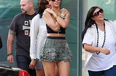 rihanna toronto candids leggy gotceleb