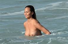 teigen chrissy nude boobs water nudes pussy