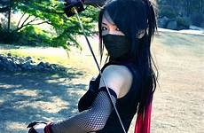 ninja girls ninjas girl cosplay female kunoichi sexy zako sword luvz assassin fighting flickr adopt rhythm ooc brawl tokyo war