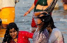 bath india girls allahabad 07th waters taking alamy june