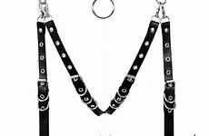 belt goth suspender harness waist garter cage bondage leg fetish ring leather plus sexy
