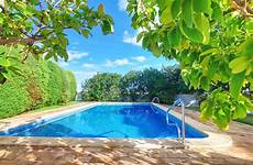 pool swimming backyard private oasis around create tree swim green shrubs