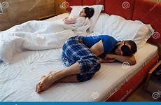 apart wife bed husband sleep couple