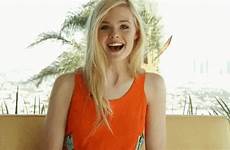 gif blonde girl teen cute elle fanning zoo giphy driver animated mythology greek gifs bought hollywood sex ass dress vogue