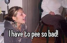 pee holding so bad her