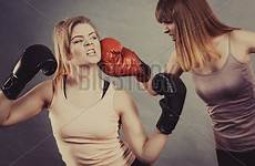 lightbox agressive two women create