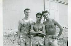 bulge vintage gay shorts boys soldier group muscle team int antique completed status antiquesnavigator