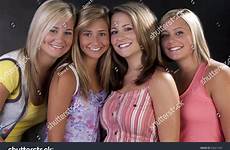 posing together young four women beautiful shutterstock stock search