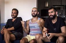 gay israel arab arabs film oriented movie naeem palestinian israeli male struggles highlights pic ap sexy boys folau palestinians left