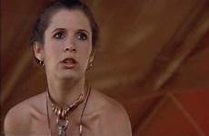 fisher carrie leia wars star princess bikini metal slave gold scenes behind organa strikes empire back