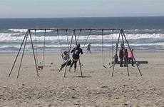 beach swingers