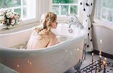 boudoir bath bubble bridal bathtub shoot burnettsboards article