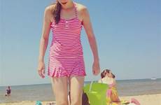 little girl legs her swimsuit getaway she immediately took don also there