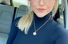 glasses boobs selfies bimbo interested blondes novagirl turtleneck panzer