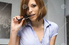 secretary sexy young dreamstime beautiful stock model very erotic photography female background
