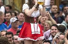 oktoberfest women wearing porno bavarian dresses traditional beer girls drinking woman sexy dress attire accused cleavage looks outfits breaks sexier