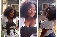 big nigerian boobs nigeria biggest bs breast girl her flaunts lady