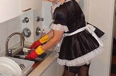crossdresser sissy maid chores