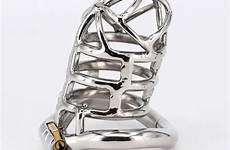 chastity extreme cage confinement device stainless cock toys steel sex male penis