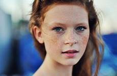 redhead teen beautiful lovely freckle door next