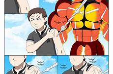 muscle comic growth buzzwole deviantart fluid special fan comics anime drawings muscles arts cartoons