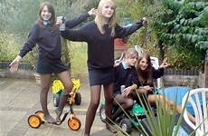 school candid pantyhose tights uniform teen portraits legs schoolgirls cute