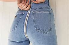 jeans crotch zipper zip back butt sexy open women high waist denim leggings straight pants trendy hippie harajuku cropped winter