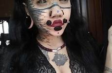 piercing body face mods extrem extreme piercings tattoos girl facial odd tattoo modification scarification choose board tatoos