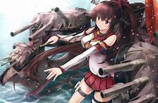 yamato kantai collection wallpaper anime 4k kancolle suien background weapon wallpapers hd girls hair umbrella alphacoders mangaka minitokyo wall konachan