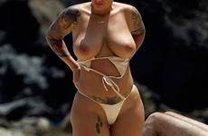 bikini amber rose topless beach nude uncensored thong her hawaii hot hawaiian sex leaked back suns naked sexy celebrity daily
