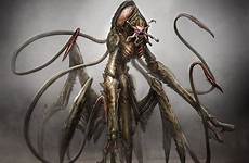 creatures marantz creature infamous concept jerad conceptartworld cthulhu aliens personagem conceito chapman soney
