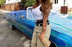 chola lowrider latina girl chicana models lowriders hot rose rockabilly style estilo cars firme look tattoo choose board