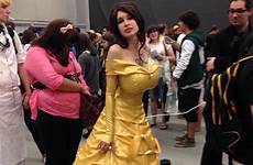 cosplay busty belle disney steampunk ariane costumes dress amour saint visit