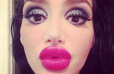lips big fake girls plastic amy anderssen girl barbie lipstick botox doll choose board much