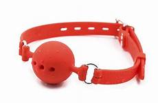 gag mouth open ball silicone harness breathable unisex head full