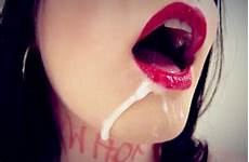 dripping chin blowjob down cum her lipstick mouth milf blonde wife mature writing eporner