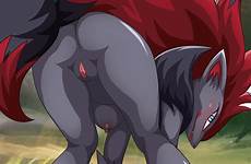 zoroark pokemon nude presenting ass anthro female pussy bent over deletion flag options pokepornlive palcomix