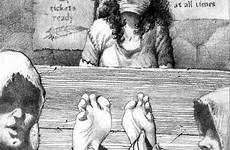 feet stocks tickling pillory artwork drawings drawing quad tickled westhollywood 1714 oocities village women pillories being