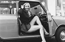 mini car girl cars girls classic british sexy skirts hot cooper vintage retro nice austin legs models voted ever choose