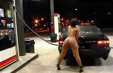 gas station nudity shesfreaky public pt