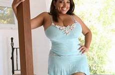 dominican poison issy bbw sexy plus size miss izzy fashion girls big vestidos blue