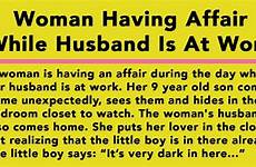 husband work woman while lover her