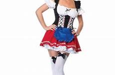 costume girl beer frisky fraulein german dirndl cartoon frauline four color sheppy