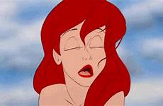 bangs mermaid little ariel annoyed stages emotional getting gif disney repeat