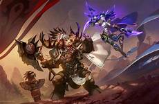 warcraft wow wallpaper world tauren elf void battle desktop вконтакте telegram twitter