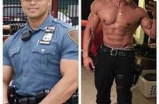 uniform cops hunks firemen