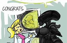 irony deviantart xenomorph alien pregnant impregnation pregnancy comics