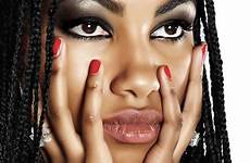 women face makeup woman beautiful beauty african natural profile make portrait